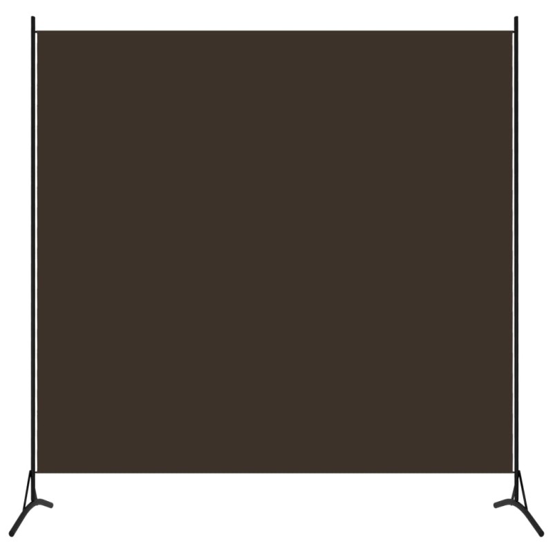 Divisória de quarto com 1 painel 175x180 cm castanho-Biombos-Home Retail