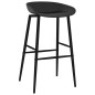 Cadeiras de bar 2 pcs preto