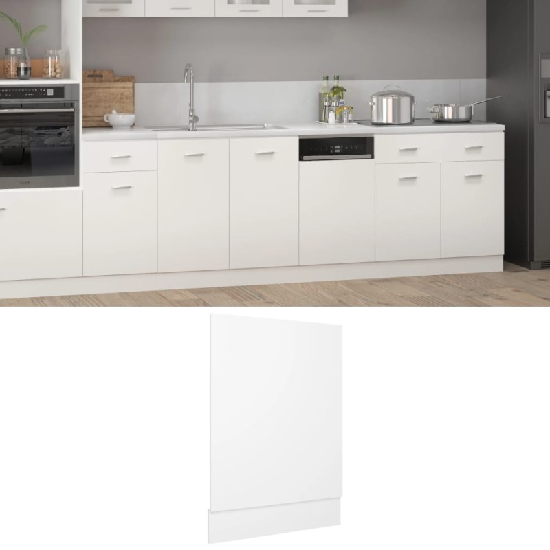 Painel máquina lavar louça 45x3x67 cm derivados madeira branco-Armários de cozinha-Home Retail