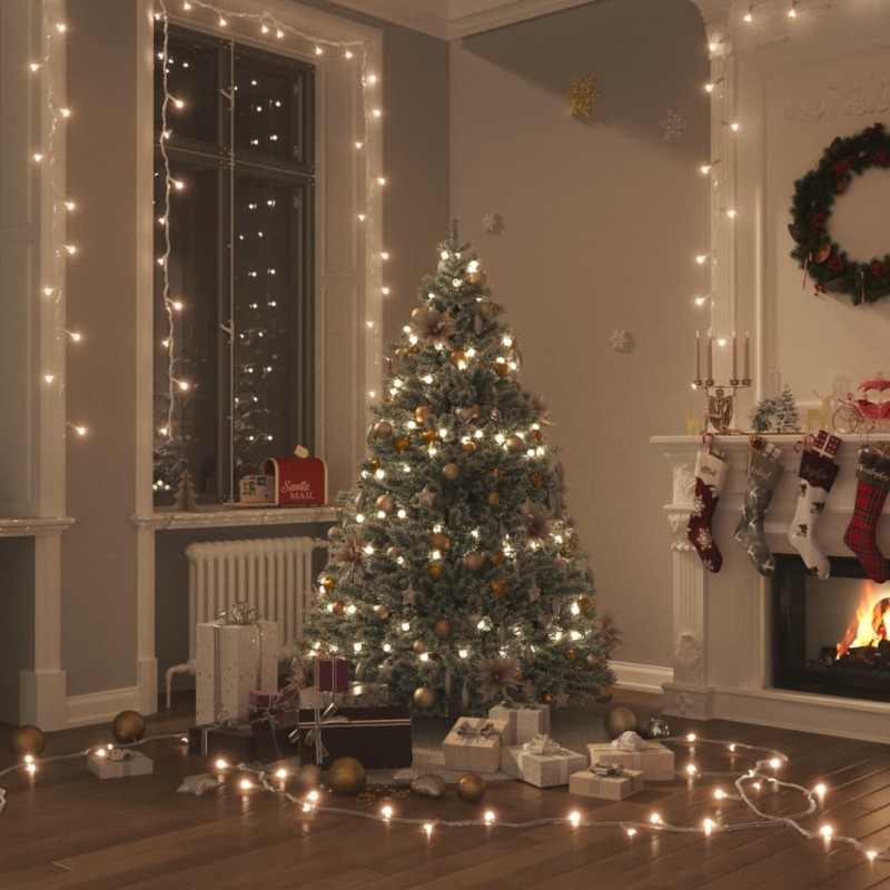 Cordão de luzes com 150 luzes LED 15 m PVC branco quente-Luzes de Natal-Home Retail