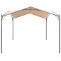 Gazebo tenda com toldo 3x3 m aço bege