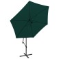 Guarda-sol cantilever 3 m verde