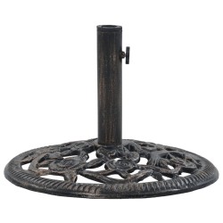 Base para guarda-sol 12 kg 48 cm ferro fundido bronze