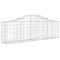 Cestos gabião arqueados 18pcs 200x30x60/80 cm ferro galvanizado