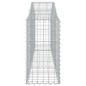 Cestos gabião arqueados 18pcs 200x30x60/80 cm ferro galvanizado