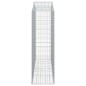 Cestos gabião arqueados 25 pcs 200x50x160/180 ferro galvanizado