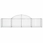 Cestos gabião arqueados 40pcs 200x50x40/60 cm ferro galvanizado