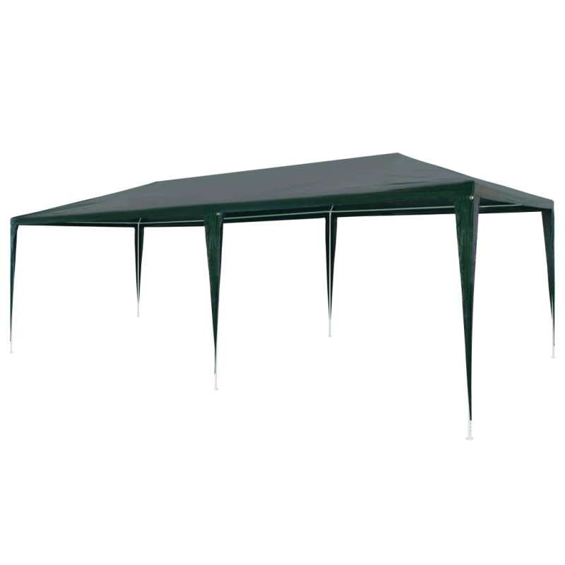 Tenda para festas 3x6 m PE verde-Toldos e gazebos-Home Retail