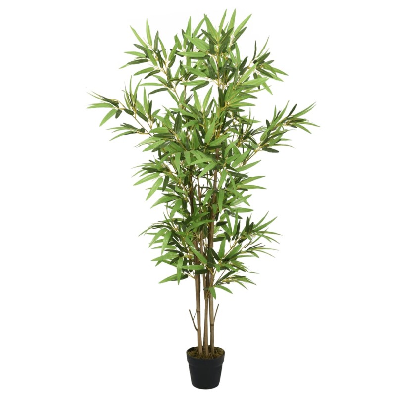 Árvore de bambu artificial 1288 folhas 180 cm verde-Flores sintéticas-Home Retail