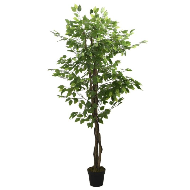 Figueira artificial 1260 folhas 200 cm verde-Flores sintéticas-Home Retail