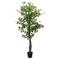 Figueira artificial 1260 folhas 200 cm verde