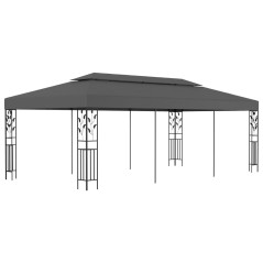 Gazebo 3x6 m antracite