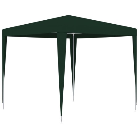 Tenda para festas 2,5x2,5 m 90 g/m² verde