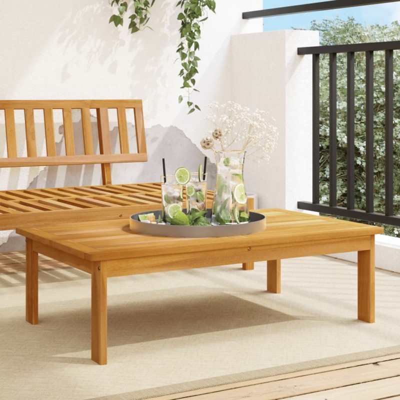 Mesa de jardim 100x60x30 cm madeira de acácia maciça-Sofás para exterior-Home Retail