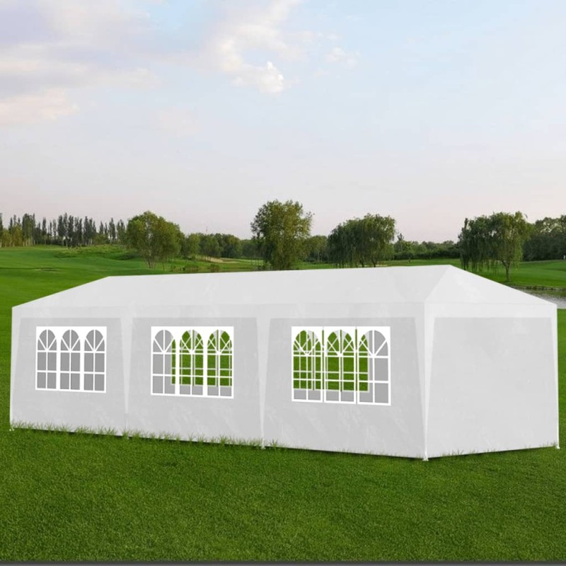 Tenda para festas 3x9 m branco-Toldos e gazebos-Home Retail