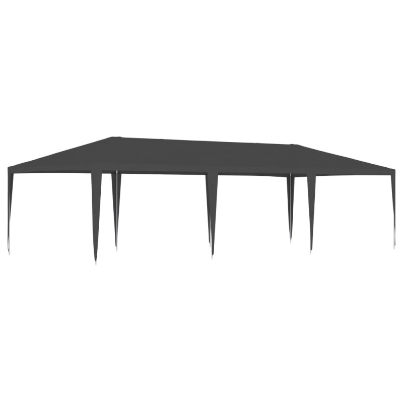 Tenda para festas 4x9 m 90 g/m² antracite-Toldos e gazebos-Home Retail