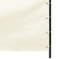 Tela de varanda 140x240 cm tecido oxford cor creme