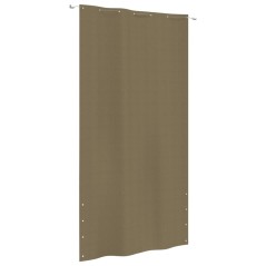 Tela de varanda 140x240 cm tecido oxford cinza-acastanhado