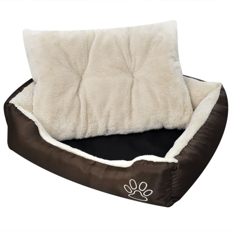 Cama para cães quente com almofadão acolchoado XL-Ninhos para cães-Home Retail