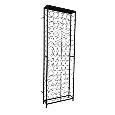 Suporte vertical para garrafas de vinho, metal por 108 garrafas