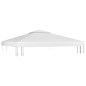 Cobertura de gazebo com 2 camadas 310 g/m² 3x3 m branco