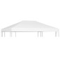 Cobertura de gazebo 270 g/m² 4x3 m branco