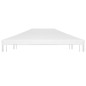 Cobertura de gazebo 270 g/m² 4x3 m branco