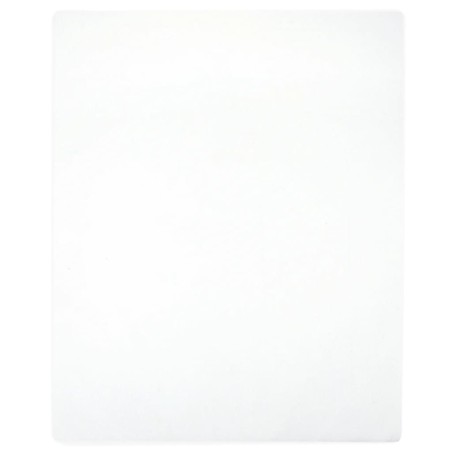 Lençol ajustável 90x200 cm algodão jersey branco