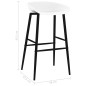 Cadeiras de bar 4 pcs branco