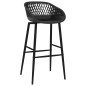 Cadeiras de bar 4 pcs preto