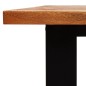 Mesa de jantar c/ bordas vivas 200x90x75 cm acácia maciça