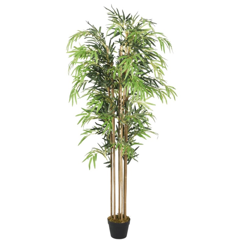 Árvore de bambu artificial 1095 folhas 150 cm verde-Flores sintéticas-Home Retail