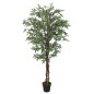 Ácer artificial 756 folhas 200 cm verde