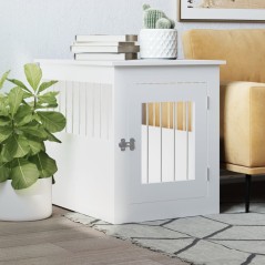 Móvel casota para cão 55x75x65 cm derivados de madeira branco