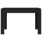 Mesa de jantar 120x60x76 cm contraplacado preto