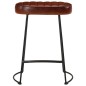 Bancos de bar 2 pcs 40x29,5x53 cm castanho-escuro