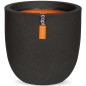 Capi Vaso oval Urban Smooth 54x52 cm preto KBL935