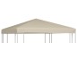 Cobertura de gazebo 310 g/m² 3x3 m bege