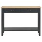 Mesa consola 110x35x80 cm madeira preto