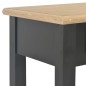 Mesa consola 110x35x80 cm madeira preto