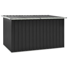 Caixa de arrumação para jardim 171x99x93 cm antracite