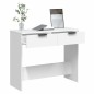 Mesa consola 90x36x75 cm derivados de madeira branco