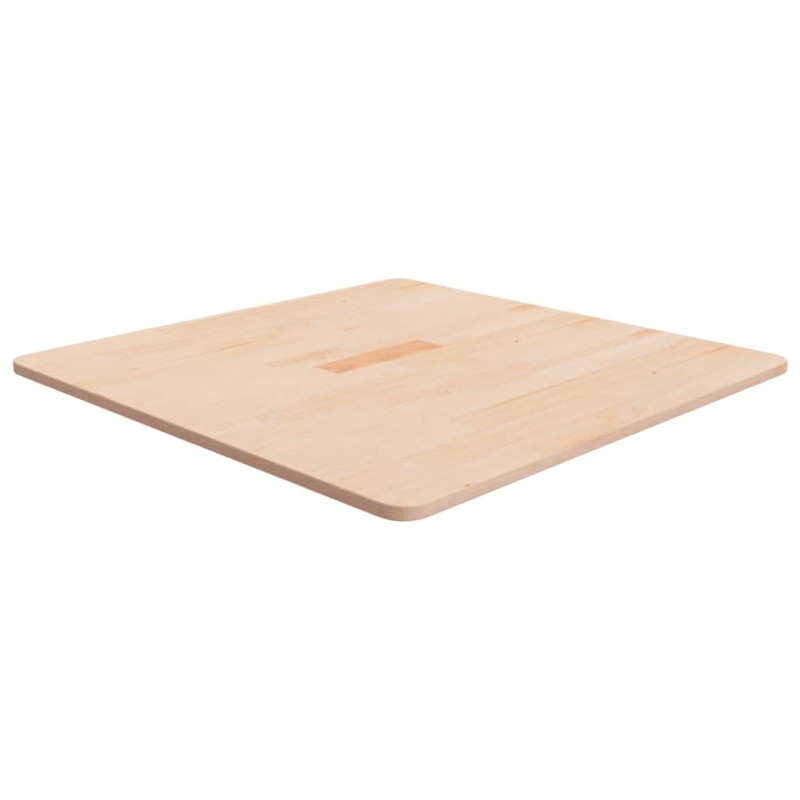 Tampo de mesa quadrado 70x70x1,5 cm carvalho maciço não tratado-Tampos de mesa-Home Retail