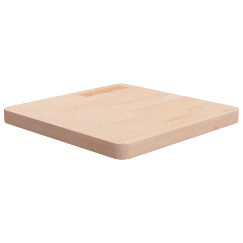 Tampo de mesa quadrado 50x50x4 cm carvalho maciço não tratado-Tampos de mesa-Home Retail