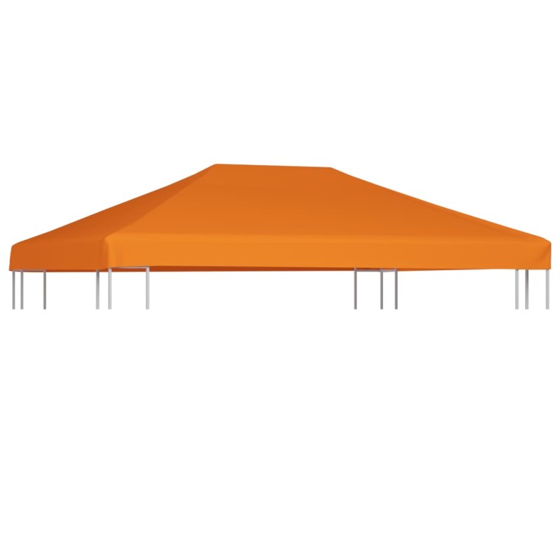 Cobertura de gazebo 310 g/m² 4x3 m laranja-Topos para toldos e gazebos-Home Retail