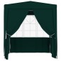 Tenda festas profissional c/ paredes laterais 2x2m 90g/m² verde