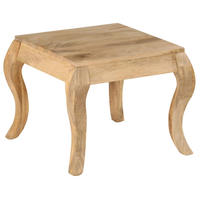 Mesa de apoio 45x45x40 cm madeira de mangueira maciça-Mesas de apoio-Home Retail