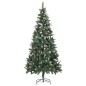 Árvore de Natal artificial com pinhas pré-iluminada 210 cm