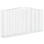 Cestos gabião arqueados 5pcs 400x50x200/220cm ferro galvanizado