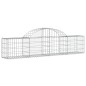 Cestos gabião arqueados 30pcs 200x30x40/60 cm ferro galvanizado